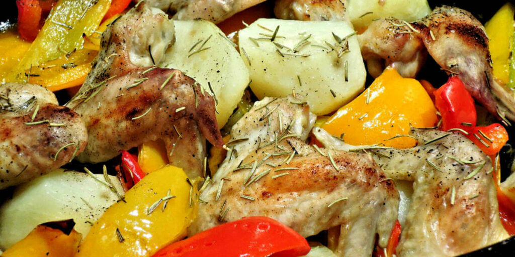 Chicken and lentil stew