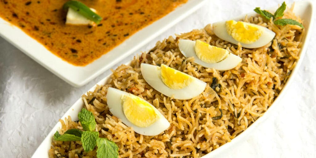 Egg biryani recipe