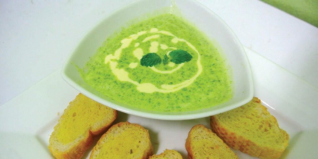 Spinach soup