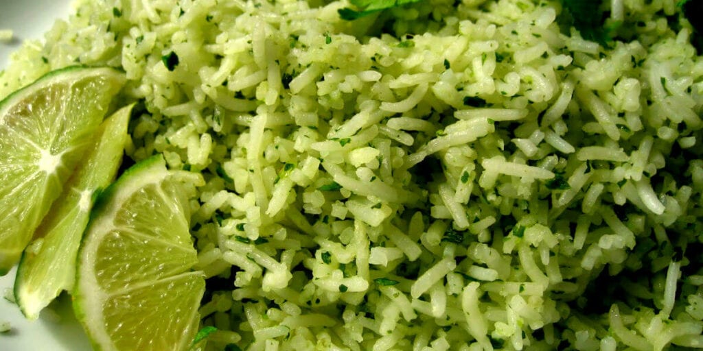 Healthy coriander rice