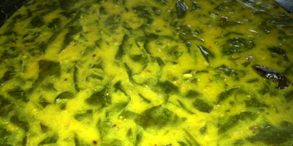 Palak Kadhi Recipe