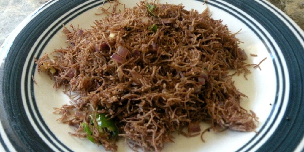 Ragi Vermicelli Upma Recipe