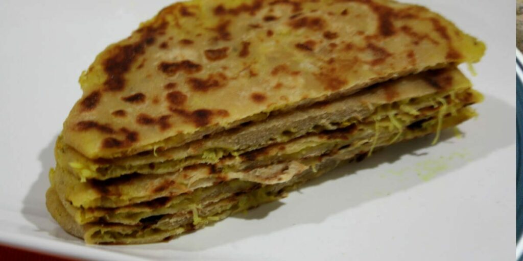 Stuffed mooli roti recipe