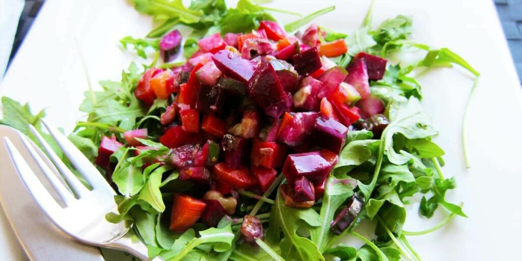 Vegetable salad for diet