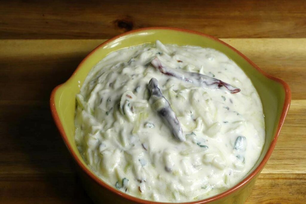 Bottle gourd raita Nutrition