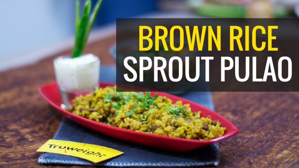 Brown rice sprout pulao