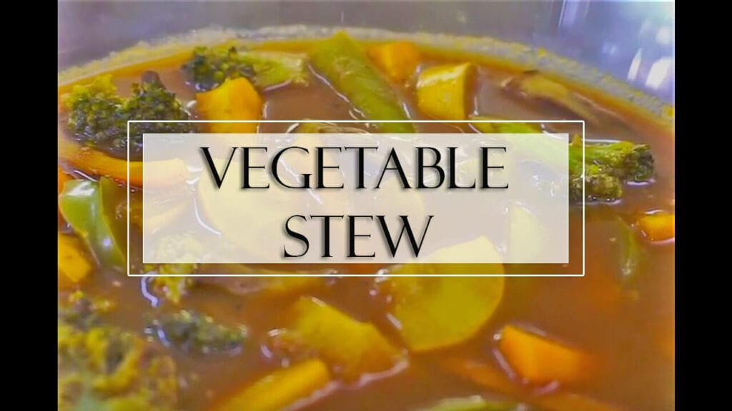 Veg Stew With Tomato Soup