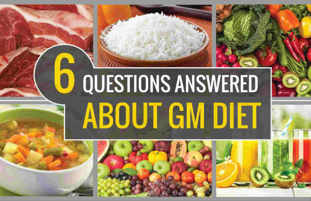 GM diet plan for weight loss
