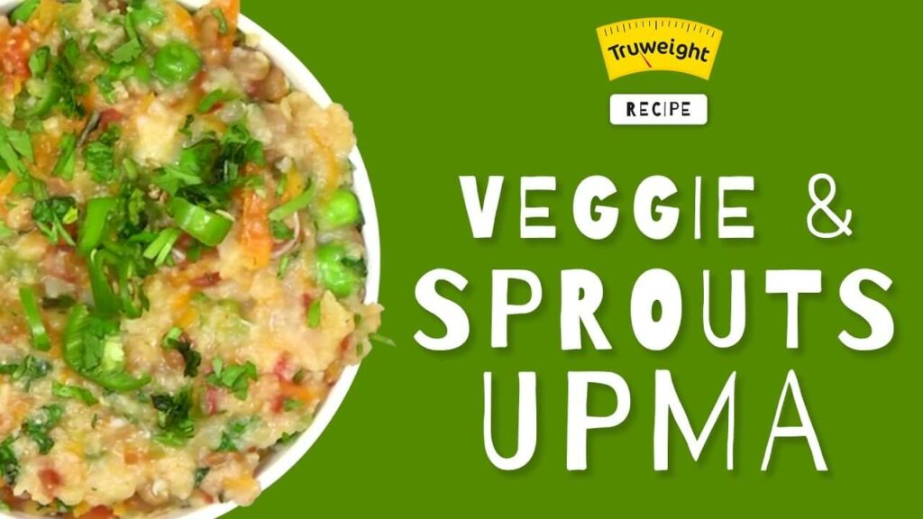 veggie sprouts upma