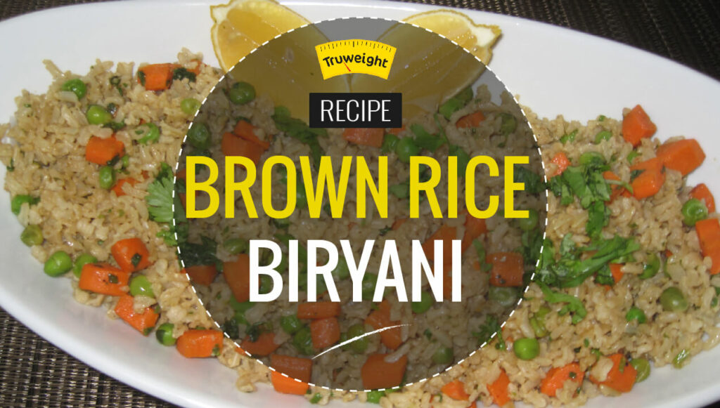 Brown rice biryani for diabetic