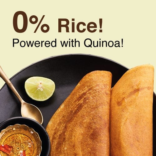 Quinoa Dal Dosa: No rice Quinoa Dal Dosa: No rice