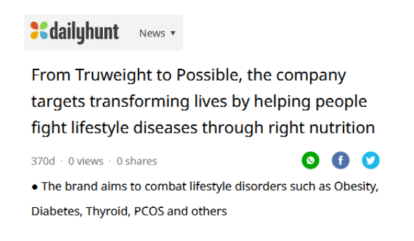 truweight is possible now