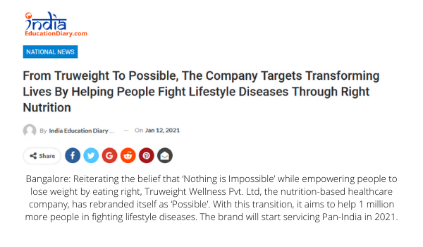 truweight is possible now