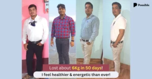 Bickram Adittya Success Story Weight Loss