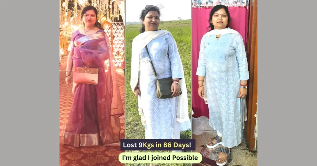 Jyoti Saxena Lost 9Kgs in 86 Days