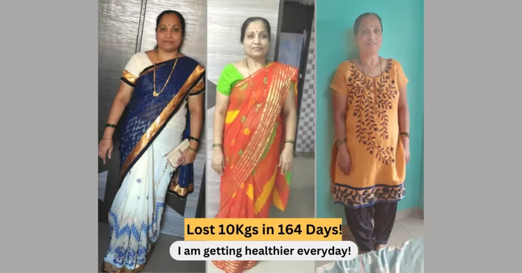 Lost 10Kgs in 164 Days