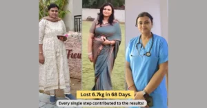 Mamta sharma Lost 6.7kg in 68 Days