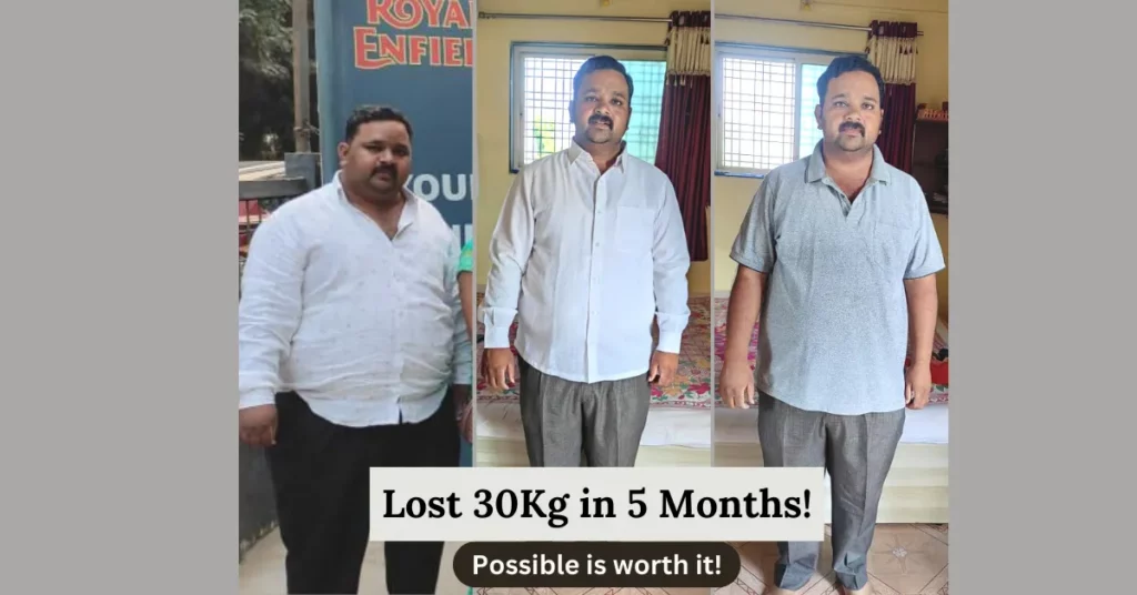 Pratap lagad Lost 30Kg in 5 Months