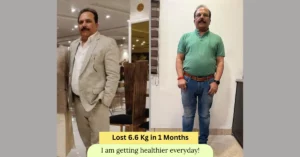 Praveen Goel Lost 6.6 Kg in 1 Months!