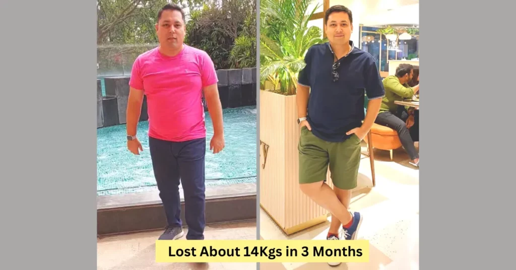 Ravi Vaibhav Agarwal Lost About 14Kgs in 3 Months