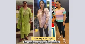 Ruchi Bhupendra Pareek Lost 4kg in 56 Days