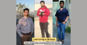 Sumit Kumar Ghosh Lost 4.5 kg in 38 Days