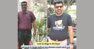 Kartik Vohra Lost 11.6Kgs in 50 Days