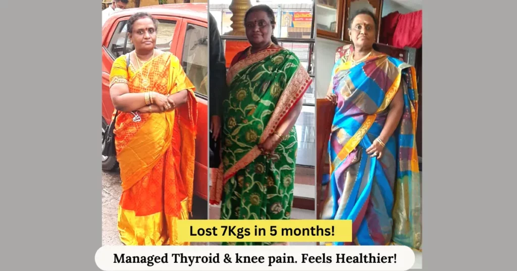 Lakshmi K Lost 7Kgs in 5 months