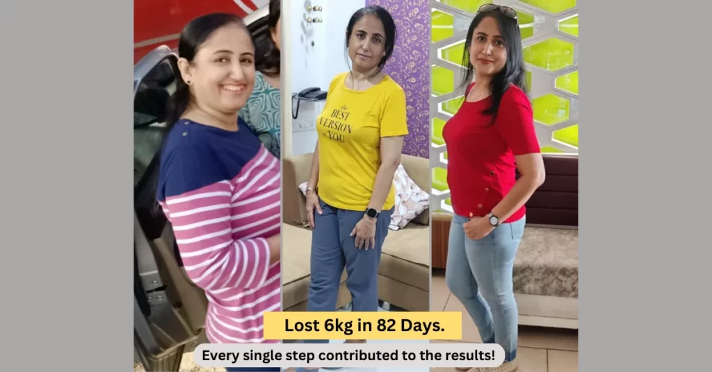 Savita Nebhnani Lost 6kg in 82 Days