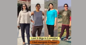 Shweta Ranjan Lost 5.5Kgs in 3 months