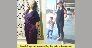 Deepanshi aggarwal Lost 5.2 kgs in 3 months