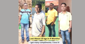 Santosh singh Lost About 15 kgs in 4 Months